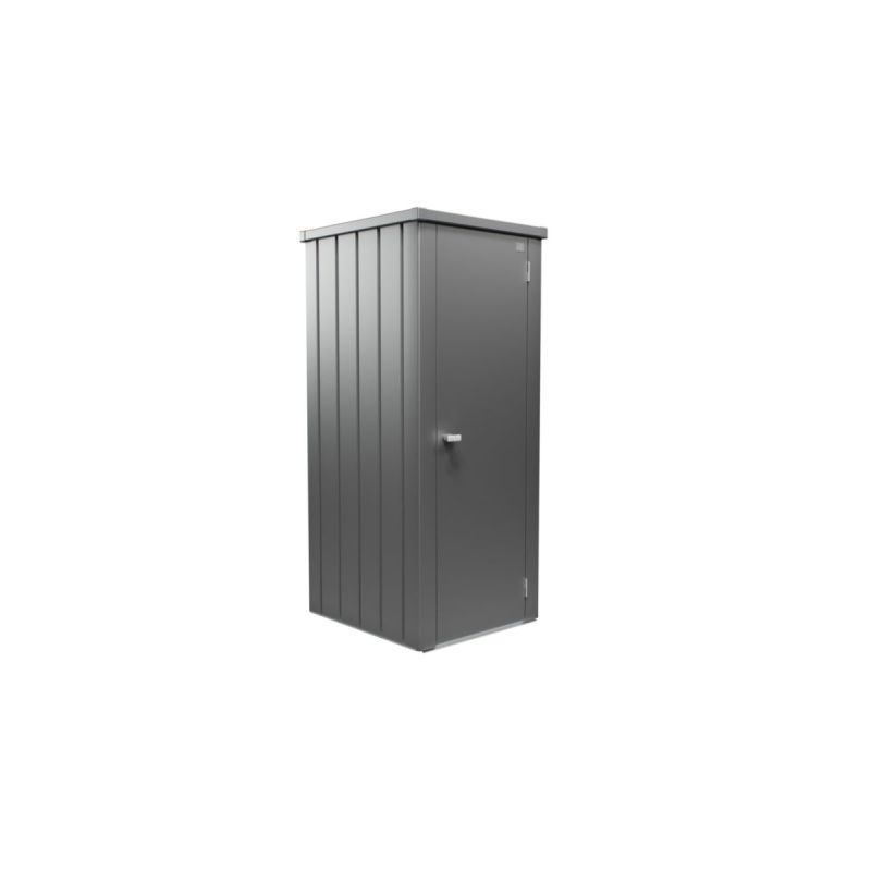 Biohort Terrassenschrank Julia Gr. L 78 x 87 x 181 cm quarzgrau-metallic
