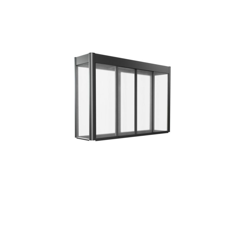 Biohort Gewächshaus Aufsatz Florentina 202 x 55 x 136 cm dunkelgrau