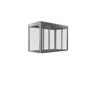 Biohort Gewächshaus Aufsatz Florentina 202 x 103 x 136 cm quarzgrau