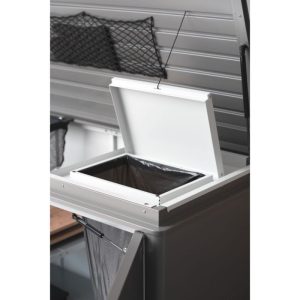Biohort Müllsackhalterung für HighBoard 160 grauweiss