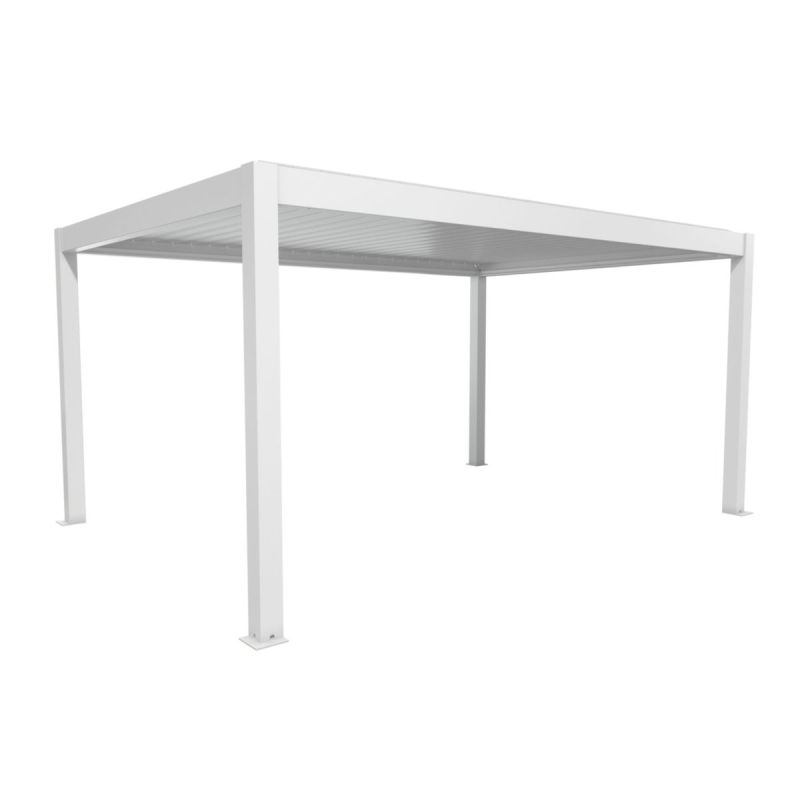 Biohort Pergola Gr. 5x3,5 weiss 515,5x 367,5x 264 cm