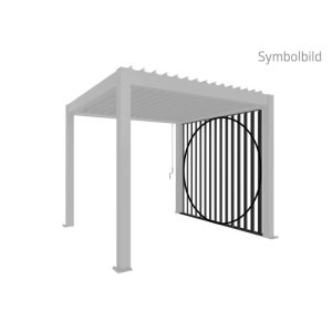 Biohort LamellenSeitenwand 2,5m dunkelgrau-met für Pergola Biohort LamellenSeitenwand 2,5m dunkelgrau-met für Pergola