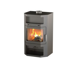 Thermia Kaminofen Bali Max Stahl, grau, 8,5 kW Thermia Kaminofen Bali Max Stahl, grau, 8,5 kW