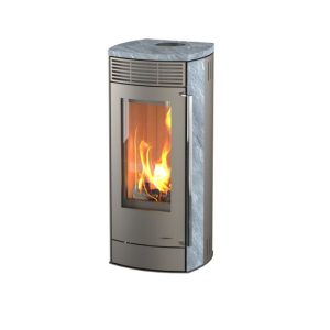 Kaminofen Alpha Naturstein, grau, 6 kW Kaminofen Alpha Naturstein, grau, 6 kW