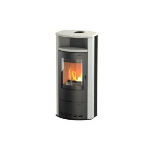 Kaminofen Cumulus Kalkstein, schwarz, 7 kW Kaminofen Cumulus Kalkstein, schwarz, 7 kW
