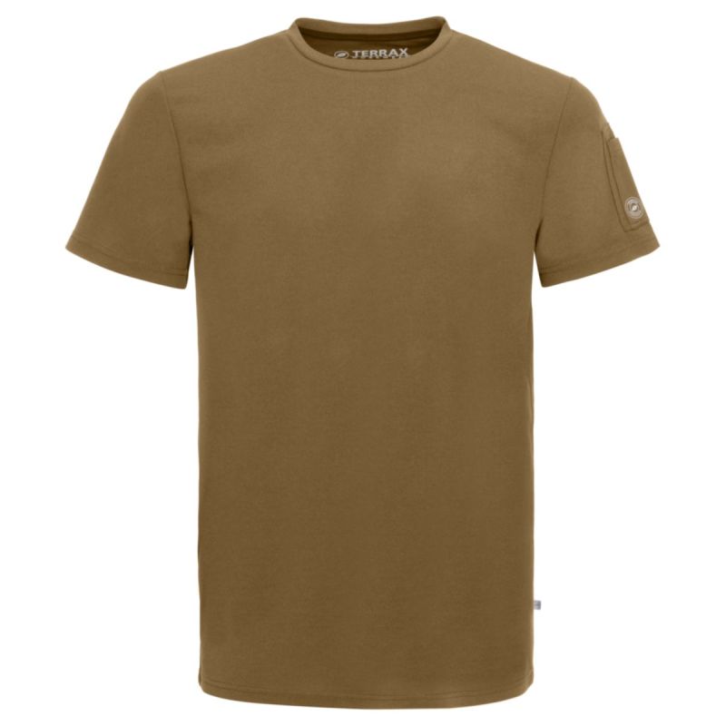 Terrax Workwear Herren Workwear T-Shirt camel Gr. 3XL