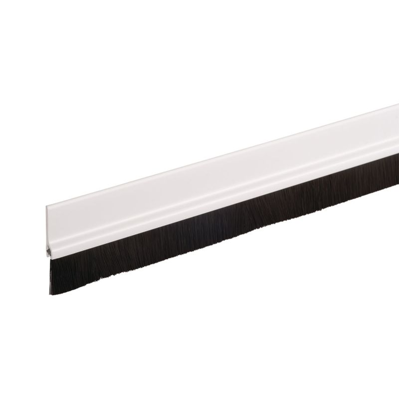 Türdichtung Standard weiß mit Bürste selbstklebend 1m