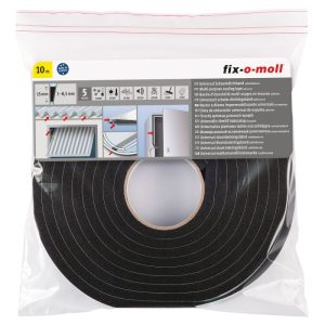 Universal-Schaumdichtung selbstklebend 10m 15×9 mm Universal-Schaumdichtung selbstklebend 10m 15×9 mm