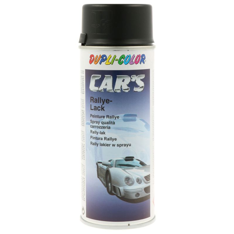 DUPLI-COLOR Autolack schwarz seidenmatt 400 ml