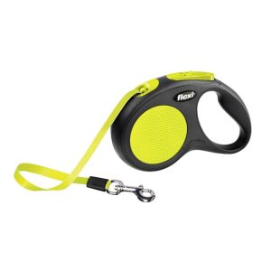 Flexi Seil-Leine New Neon schwarz/ neongelb M 5m Flexi Seil-Leine New Neon schwarz/ neongelb M 5m