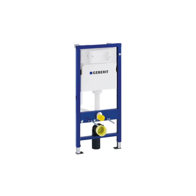 Geberit Vorwandelement DuofixBasic New f. WWC,112cm mit Delta-UP-SPK-12 cm, für Bodenaufbauten