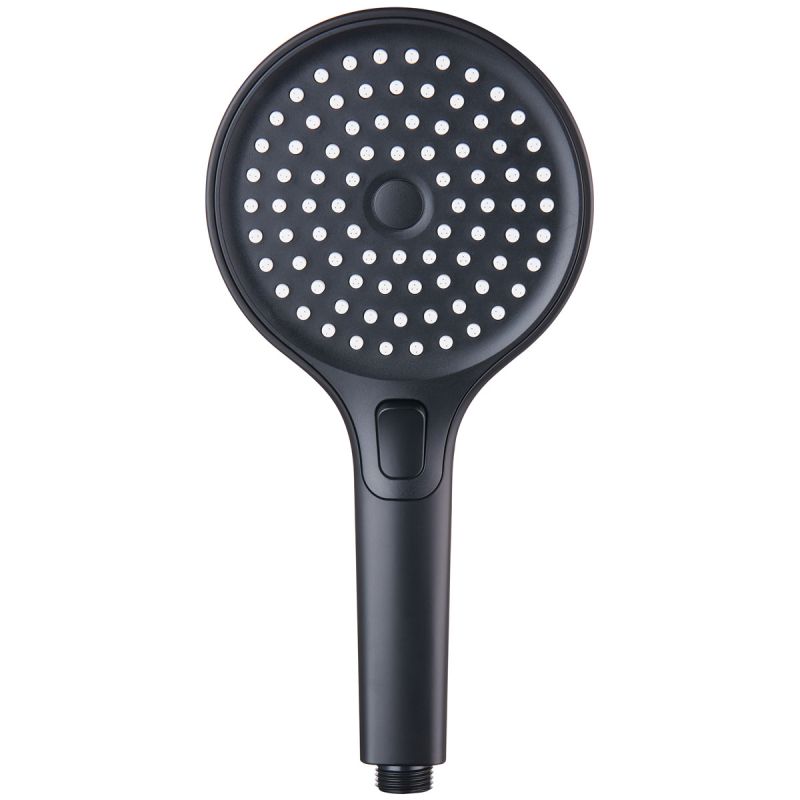 Valblue Handbrause Oria schwarz matt 3S Softstrahltechnik Anti-Kalk Dm.13cm