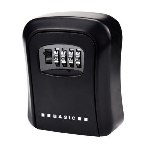 Basic Schlüsseltresor schwarz 4-stelliger Zahlencode