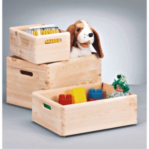 Allzweckkiste aus Nadelholz – 40 x 30 x 24 cm Allzweckkiste aus Nadelholz – 40 x 30 x 24 cm