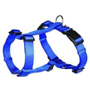 Trixie Premium H-Geschirr blau XXS 20-30cm Trixie Premium H-Geschirr blau XXS 20-30cm