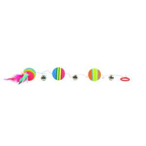 Trixie Rainbow-Bälle Band ø3,5 cm/80cm Trixie Rainbow-Bälle Band ø3,5 cm/80cm