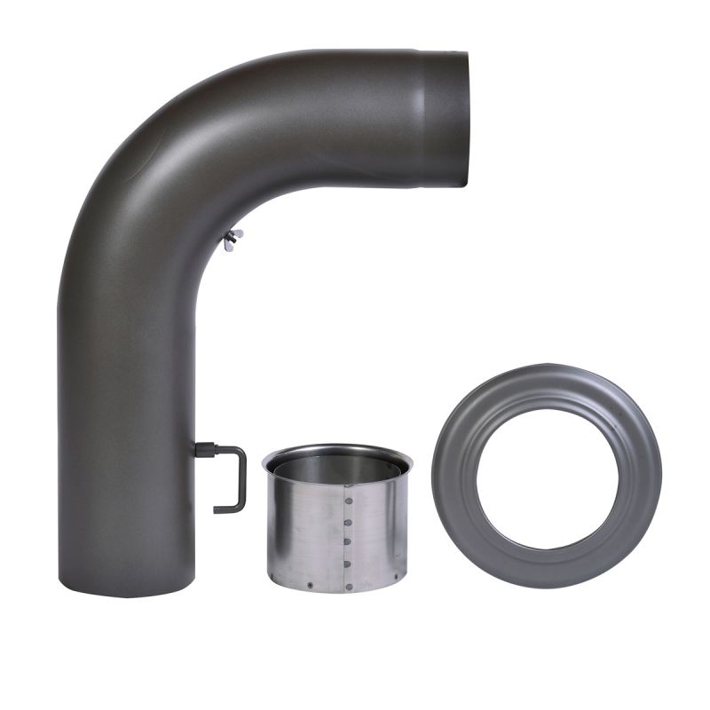 FIREFIX Rauchrohr 150 mm dunkelgrau Set