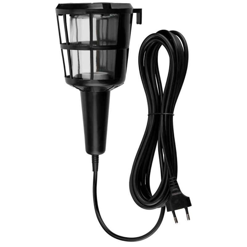 REV Ritter Handleuchte Vollkunststoff für Leuchtmittel E27 max. 60W schwarz