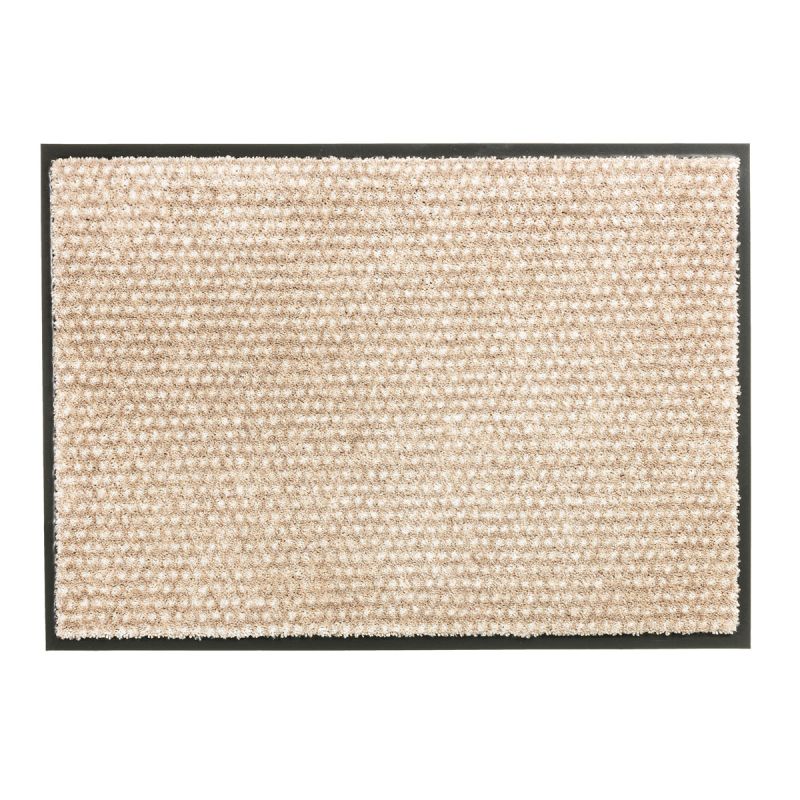 Schöner Wohnen  Schmutzfangmatte „Miami“, Punkte beige, 50x70 cm