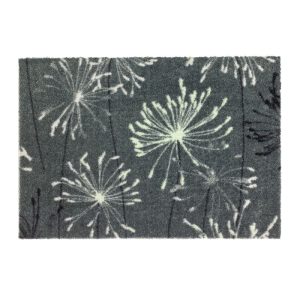 Schöner Wohnen  Schmutzfangmatte „Manhattan“, Pusteblume/grau-mint, 67×100 cm