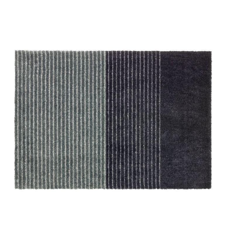 Schöner Wohnen  Schmutzfangmatte „Manhattan“, Streifen/anthrazit-grau, 67x100 cm