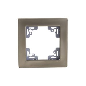 Unitec Abdeckrahmen 1-fach Aluminium Melbourne Unitec Abdeckrahmen 1-fach Aluminium Melbourne