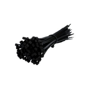 Unitec Kabelbinder,200×4,8mm,schwarz,100 Stück