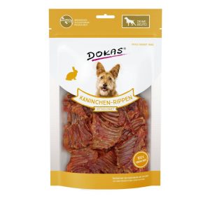 Dokas Snack Kaninchen-Rippen mit Fleich 100g Dokas Snack Kaninchen-Rippen mit Fleich 100g