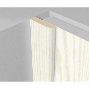Abdeckleiste Pinie weiß 2,6 m Abdeckleiste Pinie weiß 2,6 m