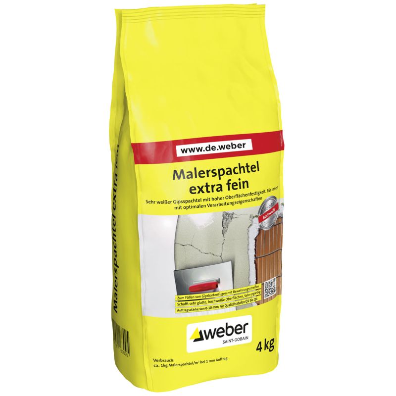 Weber Malerspachtel extra fein 4 kg