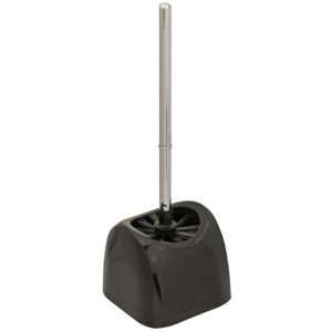 WC-Garnitur Topf/Eckig Kunststoff Schwarz WC-Garnitur Topf/Eckig Kunststoff Schwarz