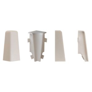 Basic Leistenzubehör weiß, 6 Stück Basic Leistenzubehör weiß, 6 Stück