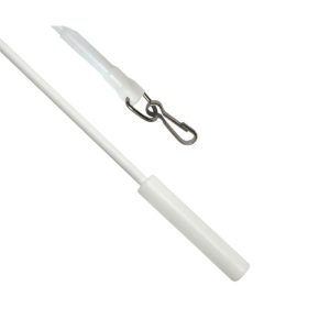 Gardinia Schleuderstab 125 cm Metall weiß Gardinia Schleuderstab 125 cm Metall weiß