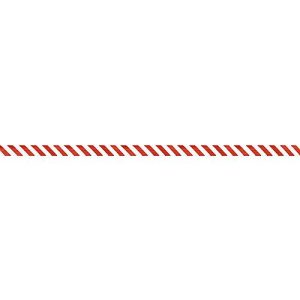 Absperrband, Polyethylen-Folie, 500 m x 80 mm, rot/weiß schraffiert, 1 Rolle im Abrollkarton Absperrband, Polyethylen-Folie, 500 m x 80 mm, rot/weiß schraffiert, 1 Rolle im Abrollkarton