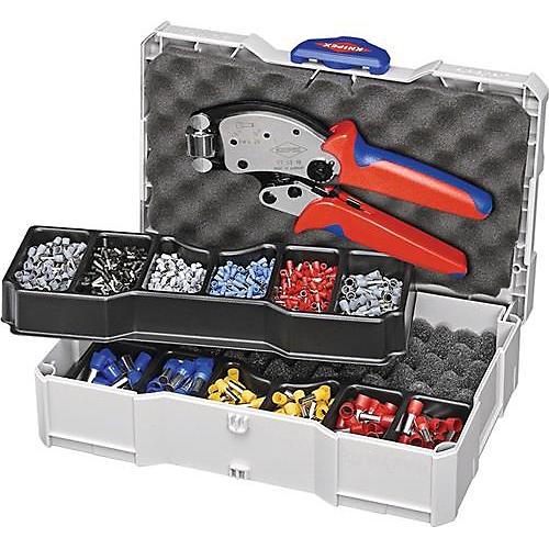 Aderendhülsensortiment Twistor16 1191-tlg.0,5-16 mm2 im Systainer KNIPEX