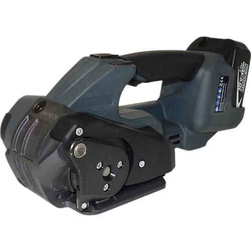 Akku Umreifungsgerät BW-04, für PP- & PET-Kunststoffbänder mit B 12-16 mm & Stärke 0,5-1,05 mm, Zugkraft 500-2500 N, 3 Modi, schwarz
