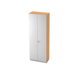 Aktenschrank 6 OH, B 800 x T 420 mm, Buche-Dekor/silber Aktenschrank 6 OH, B 800 x T 420 mm, Buche-Dekor/silber