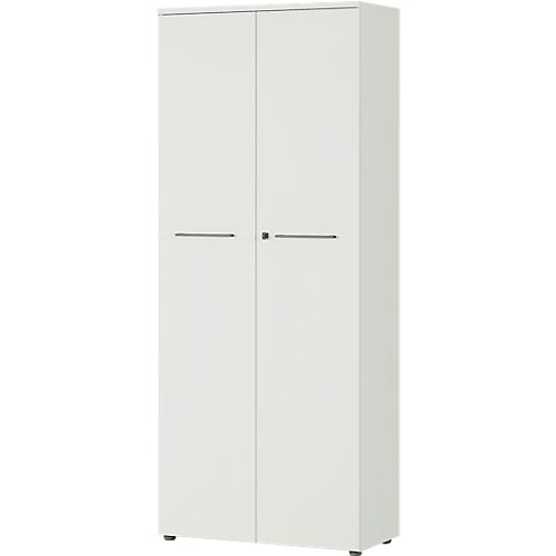 Aktenschrank Agenda, 5 OH, abschließbar, H 1970 x B 800 x T 400 mm, lichtgrau