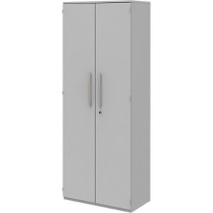 Aktenschrank BARI, 6 OH, 5 Böden, Schloss, B 819 x T 430 x H 2174 mm, hellgrau Aktenschrank BARI, 6 OH, 5 Böden, Schloss, B 819 x T 430 x H 2174 mm, hellgrau