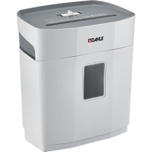 Aktenvernichter Dahle PaperSAFE 140, Partikelschnitt 5 x 18 mm, P-4, 12 l, 10 Blatt Schnittleistung, B 347 x T 217 x H 366 mm Aktenvernichter Dahle PaperSAFE 140, Partikelschnitt 5 x 18 mm, P-4, 12 l, 10 Blatt Schnittleistung, B 347 x T 217 x H 366 mm