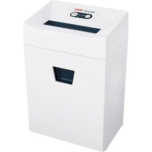 Aktenvernichter HSM Pure, Sicherheitsstufe P4, Partikelschnitt 3,9 x 30 mm, bis 25 l, Kunststoff & Metall, weiß Aktenvernichter HSM Pure, Sicherheitsstufe P4, Partikelschnitt 3,9 x 30 mm, bis 25 l, Kunststoff & Metall, weiß