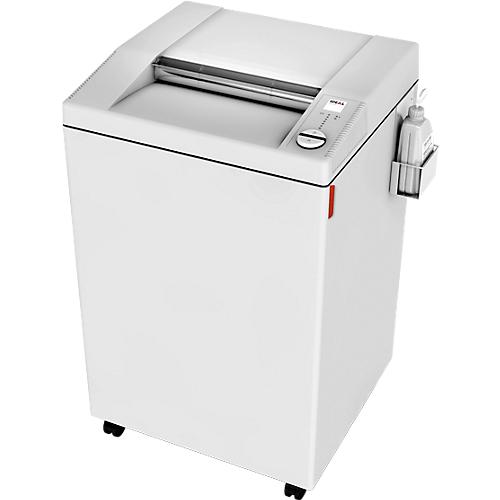 Aktenvernichter Ideal 4005 CC, Partikelschnitt 4 x 40 mm, P-4, 165 l, 39 Blatt Schnittleistung, Auto-Öleinspritzung, weiß
