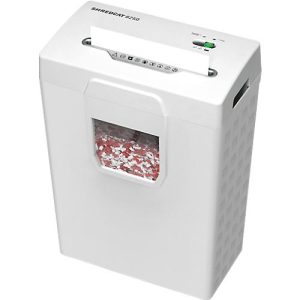 Aktenvernichter Ideal Shredcat 8250CC, Partikelschnitt, 4 x 40 mm, P-4, 20 l, 8 Blatt Schnittleistung, grau Aktenvernichter Ideal Shredcat 8250CC, Partikelschnitt, 4 x 40 mm, P-4, 20 l, 8 Blatt Schnittleistung, grau