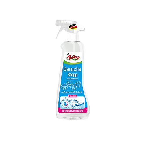 Aktiv Geruchs Stopp POLIBOY, für Textilien u. Oberflächen, ohne Duftstoffe, Sprühflasche 500 ml