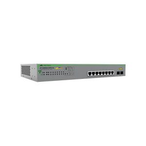 Allied Telesis AT GS950/10PS V2 – Switch – Smart – 8 x 10/100/1000 (PoE+) + 2 x 1000Base-X – Desktop, an Rack montierbar, wandmontierbar – PoE+ (75 W)