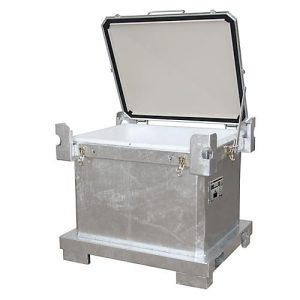 Altbatterie-Container BAUER SAP 600 K, Stahlblech, feuerverzinkt, abschließbar, stapelbar, B 1200 x T 1000 x H 1055 mm Altbatterie-Container BAUER SAP 600 K, Stahlblech, feuerverzinkt, abschließbar, stapelbar, B 1200 x T 1000 x H 1055 mm