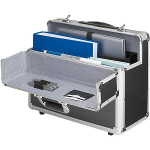 ALUMAXX Alu-Pilotenkoffer, mit Tragegriff, mit Laptopfach, Aluminium, silber ALUMAXX Alu-Pilotenkoffer, mit Tragegriff, mit Laptopfach, Aluminium, silber