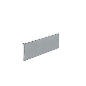 Aluna plus Tisch-Trennwand, 1000×400, grau Aluna plus Tisch-Trennwand, 1000×400, grau