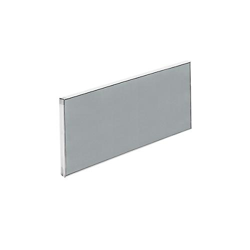 Aluna plus Tisch-Trennwand, 1200x600, grau