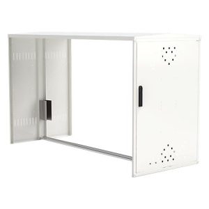 Anbausatz ohne Seitenwand für Fahrradgarage BikeBox 1 G mit Giebeldach, verkehrsweiß RAL 9016 Anbausatz ohne Seitenwand für Fahrradgarage BikeBox 1 G mit Giebeldach, verkehrsweiß RAL 9016
